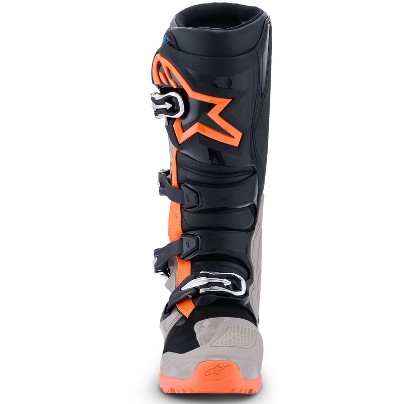 Alpinestars Tech 7 Enduro Black-Dark Grey-Fluo Orange Motociklu zābaki