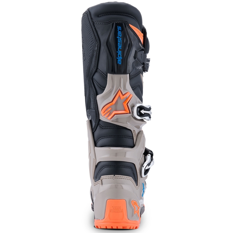 Alpinestars Tech 7 Enduro Black-Dark Grey-Fluo Orange Motociklu zābaki