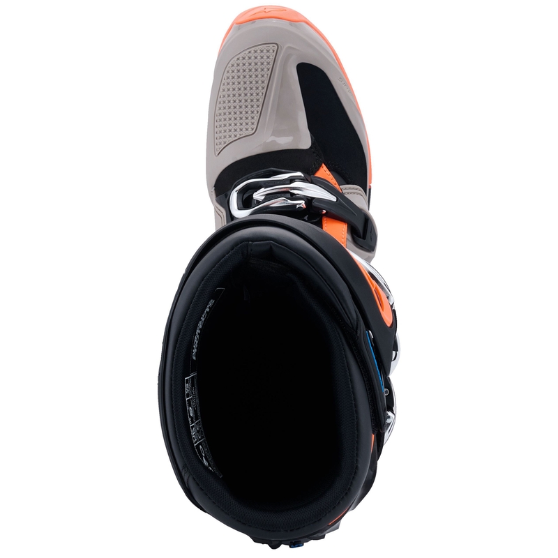 Alpinestars Tech 7 Enduro Black-Dark Grey-Fluo Orange Motociklu zābaki