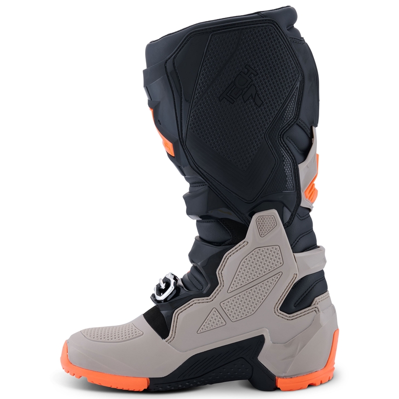 Alpinestars Tech 7 Enduro Black-Dark Grey-Fluo Orange Motociklu zābaki