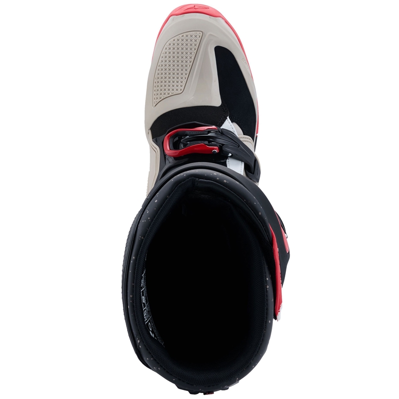 Alpinestars Tech 7 Enduro Black-Light Grey-Red Motociklu zābaki