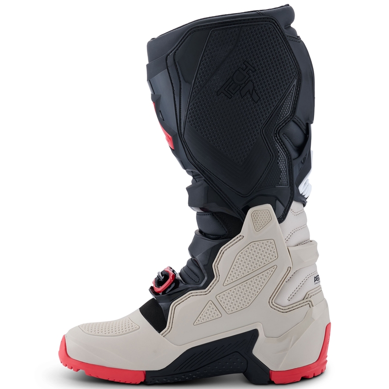 Alpinestars Tech 7 Enduro Black-Light Grey-Red Motociklu zābaki