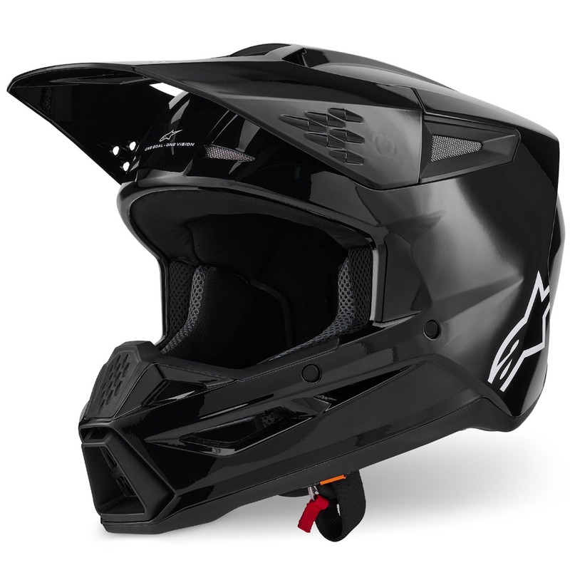 Alpinestars S-M3 Solid motokrosa ķivere melna