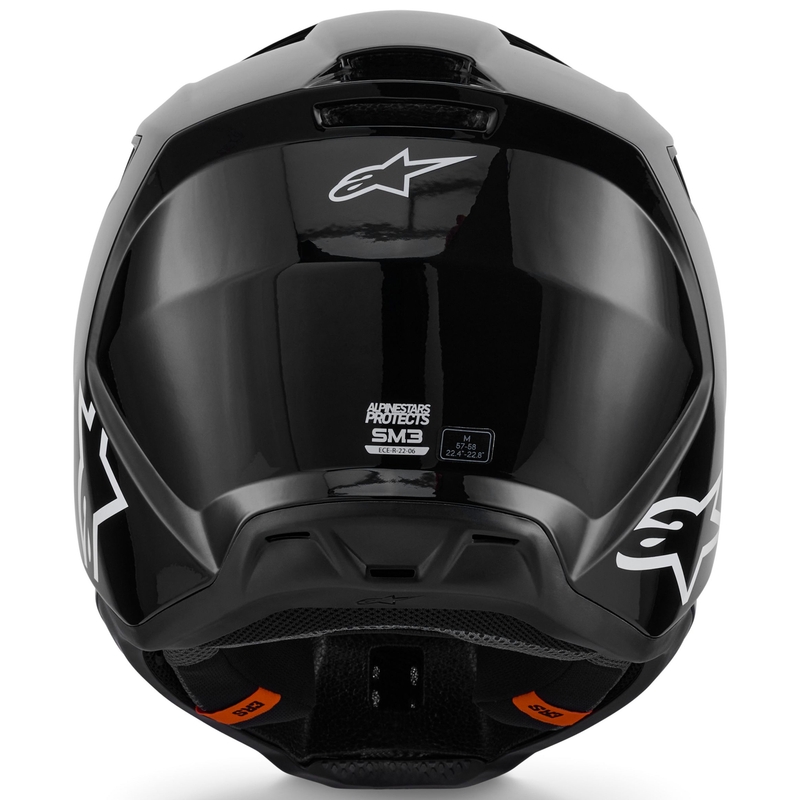 Alpinestars S-M3 Solid motokrosa ķivere melna