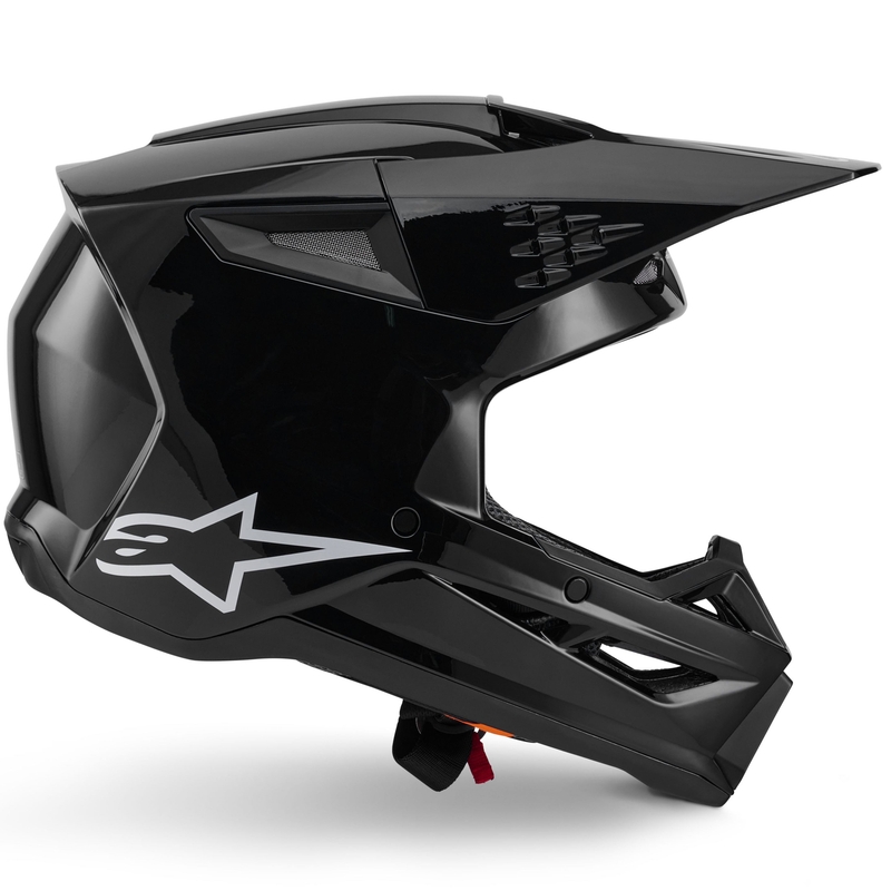 Alpinestars S-M3 Solid motokrosa ķivere melna