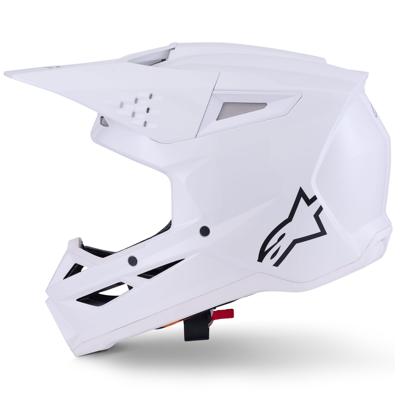 Alpinestars S-M3 cietā motokrosa ķivere Balta