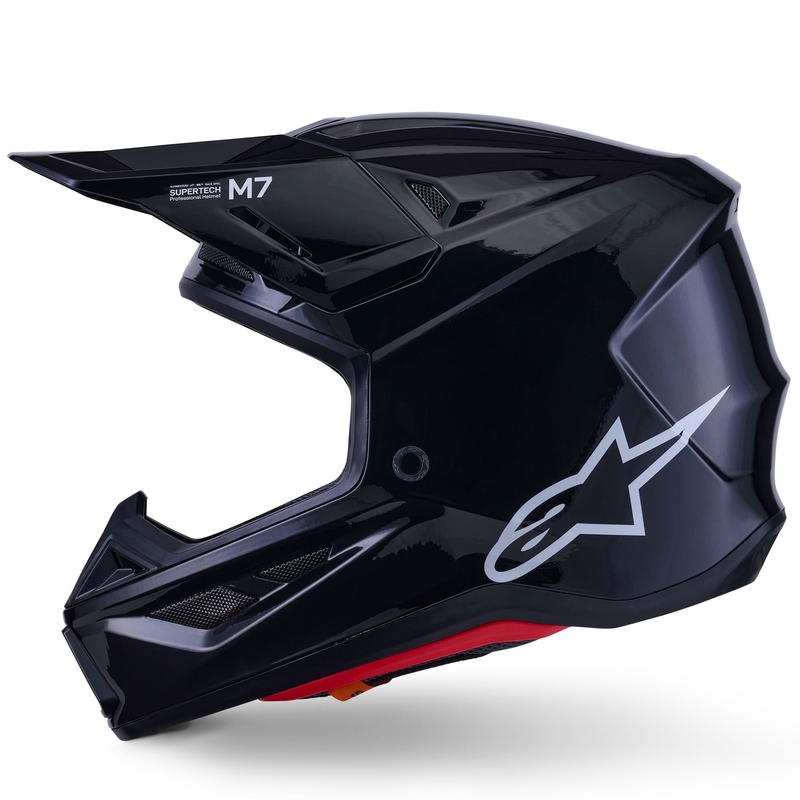 Alpinestars SM7 Solid motokrosa ķivere melna