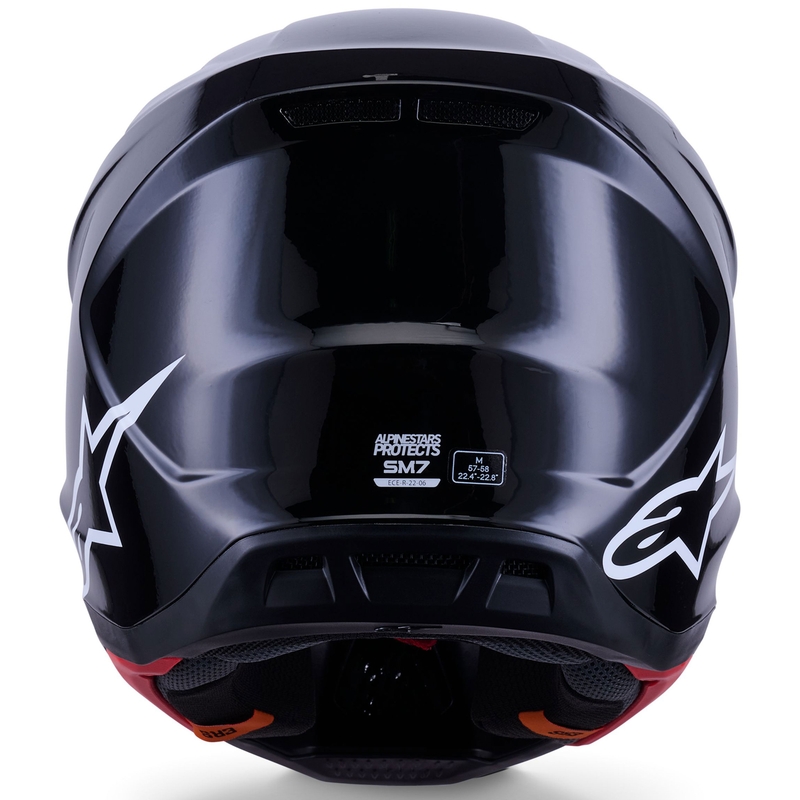 Alpinestars SM7 Solid motokrosa ķivere melna