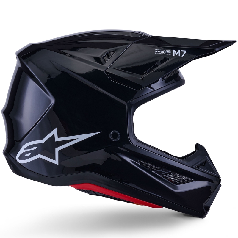 Alpinestars SM7 Solid motokrosa ķivere melna