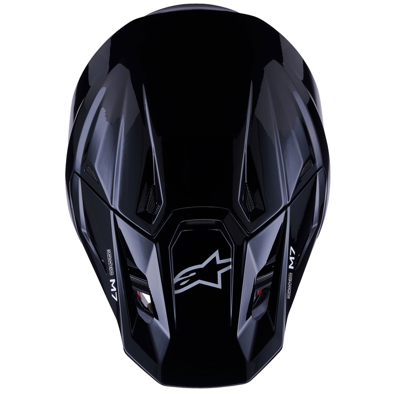 Alpinestars SM7 Solid motokrosa ķivere melna