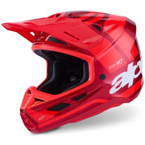 Alpinestars SM7 Core motokrosa ķivere sarkana