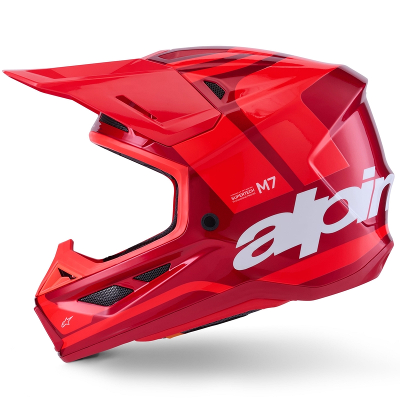Alpinestars SM7 Core motokrosa ķivere sarkana