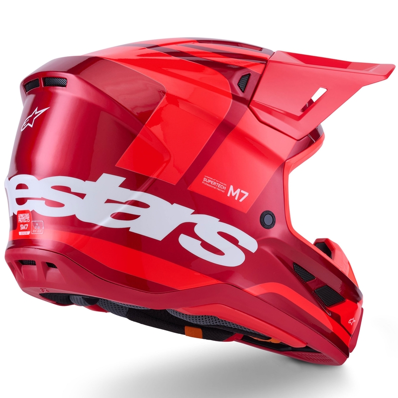 Alpinestars SM7 Core motokrosa ķivere sarkana