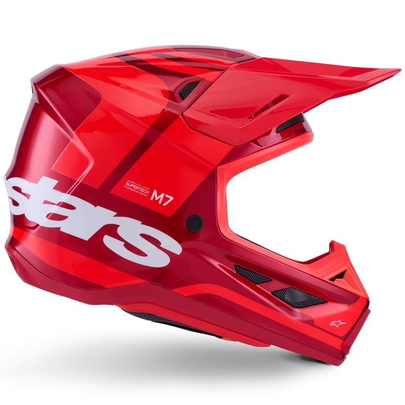 Alpinestars SM7 Core motokrosa ķivere sarkana