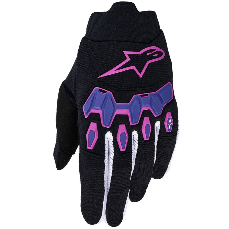 Alpinestars Full Bore V2 motokrosa cimdi violeti melni