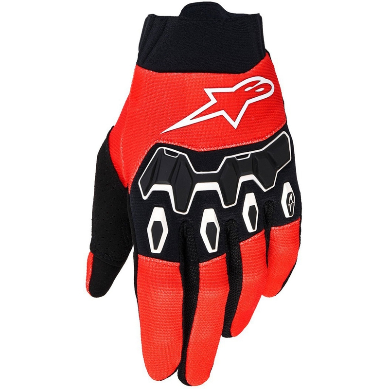 Alpinestars Full Bore V2 motokrosa cimdi oranži un melni