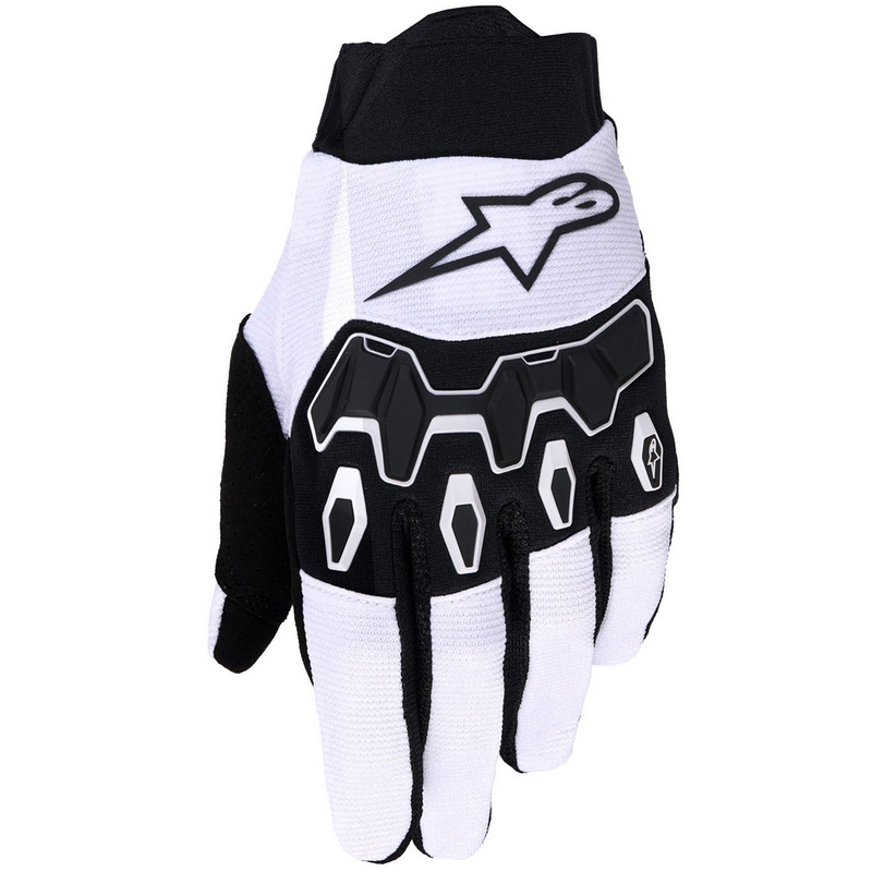 Alpinestars Full Bore V2 motokrosa cimdi gaiši pelēki-melni