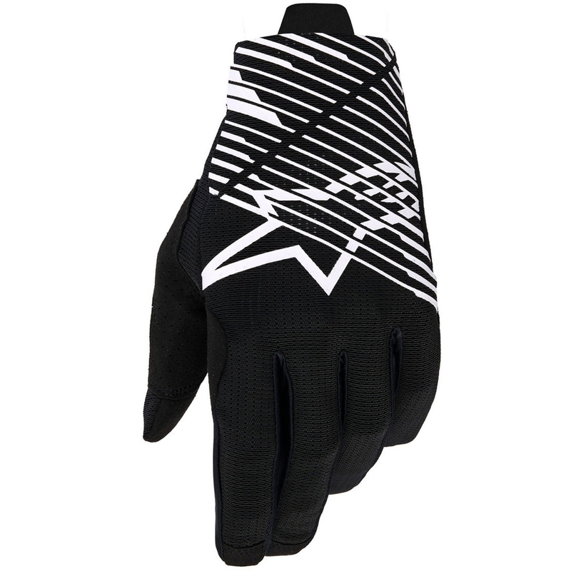 Alpinestars Radar Pro motokrosa cimdi melni un balti