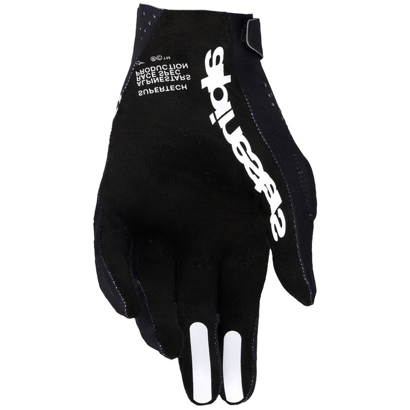 Alpinestars Supertech MX motokrosa cimdi melni un balti