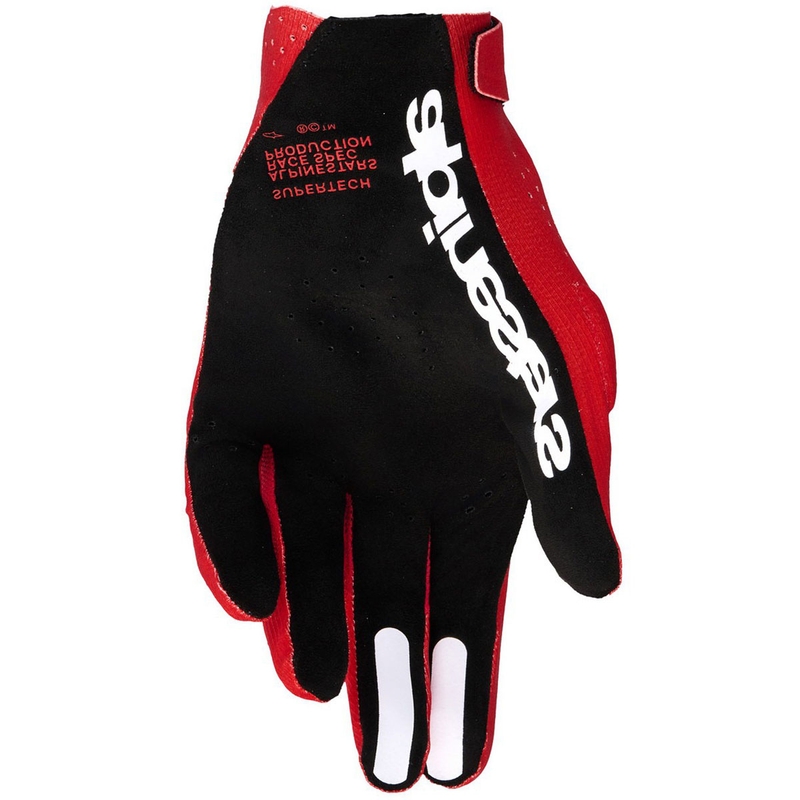 Alpinestars Supertech MX motokrosa cimdi sarkani-melni-balti
