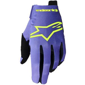 Alpinestars Radar motokrosa cimdi violeti-fluo dzelteni