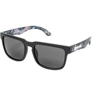 Meatfly Memphis Pink Flowers Melnas un rozā saulesbrilles
