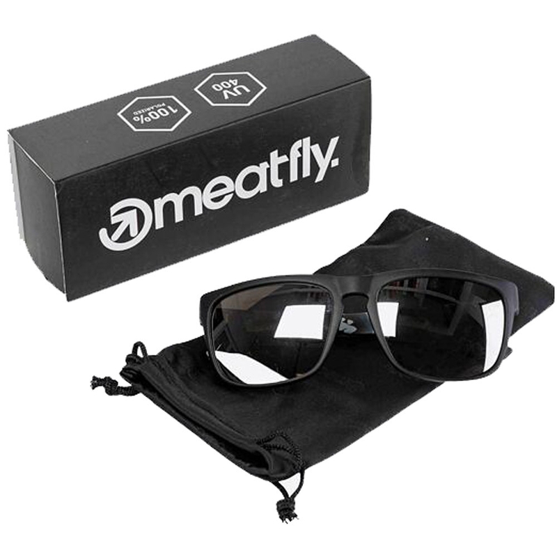 Meatfly Ronnie Pink Flowers melnas un rozā saulesbrilles