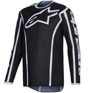 Alpinestars Fluid Apex motokrosa krekliņš melns un pelēks
