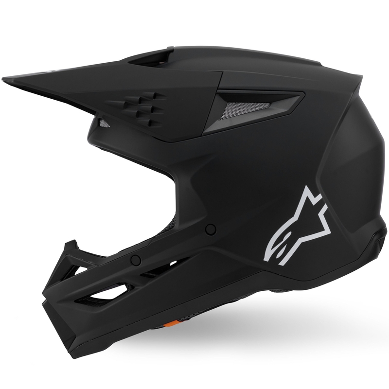Alpinestars S-M3 Solid motokrosa ķivere matēti melna