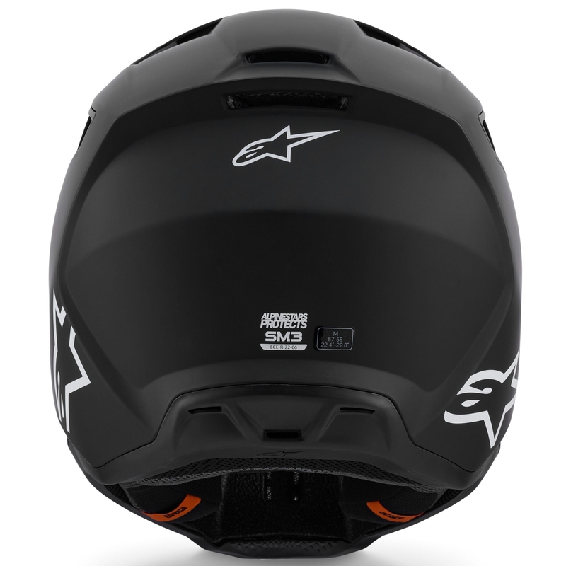 Alpinestars S-M3 Solid motokrosa ķivere matēti melna