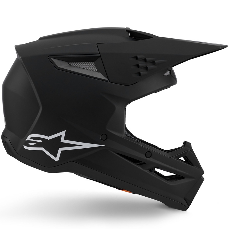 Alpinestars S-M3 Solid motokrosa ķivere matēti melna