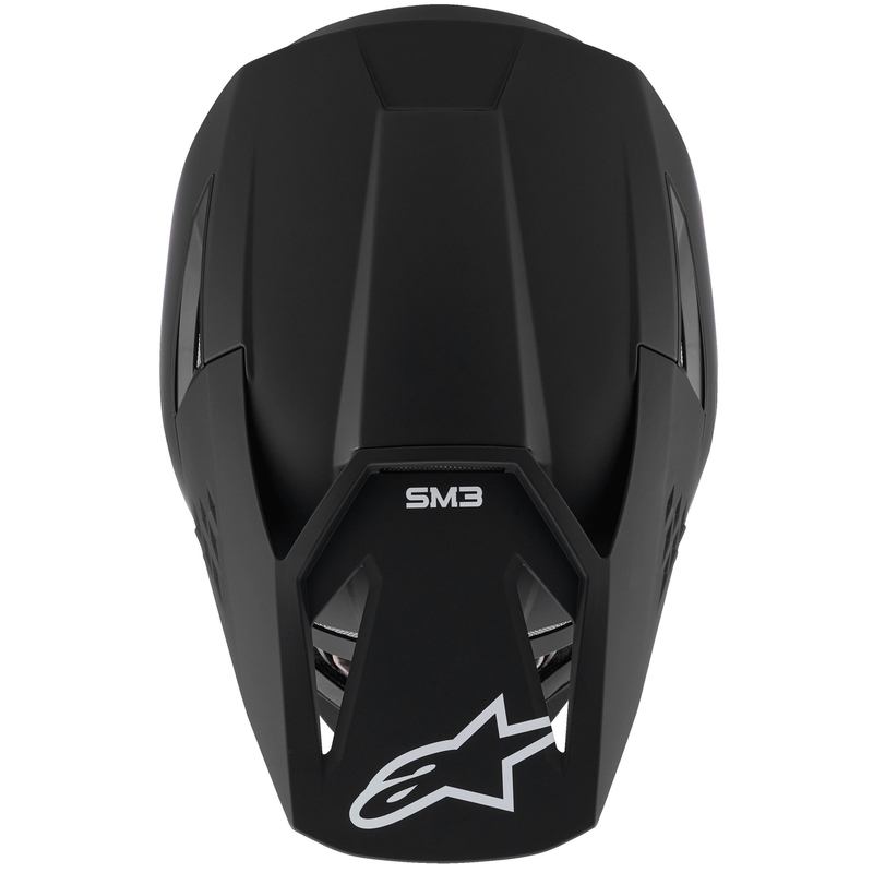 Alpinestars S-M3 Solid motokrosa ķivere matēti melna