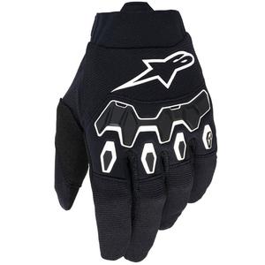 Alpinestars Full Bore V2 Jauniešu/Dzēnu motokrosa cimdi melni un balti