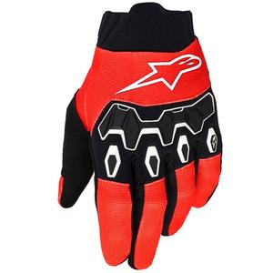 Alpinestars Full Bore V2 jauniešu/jauniešu motokrosa cimdi sarkans, melns un balts