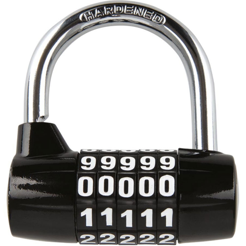 U profila Oxford 5-DIGIT slēdzene melna