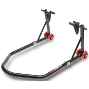 Priekšējais/ aizmugurējais motociklu statīvs Q-TECH melns