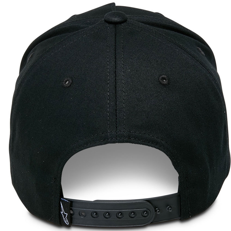 Alpinestars Ascencion Snapback cepure melnā un sarkanā krāsā