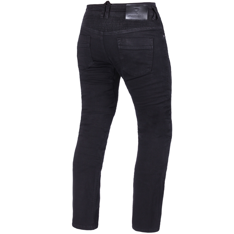 Street Racer Stretch II CE Black motocikla džinsi
