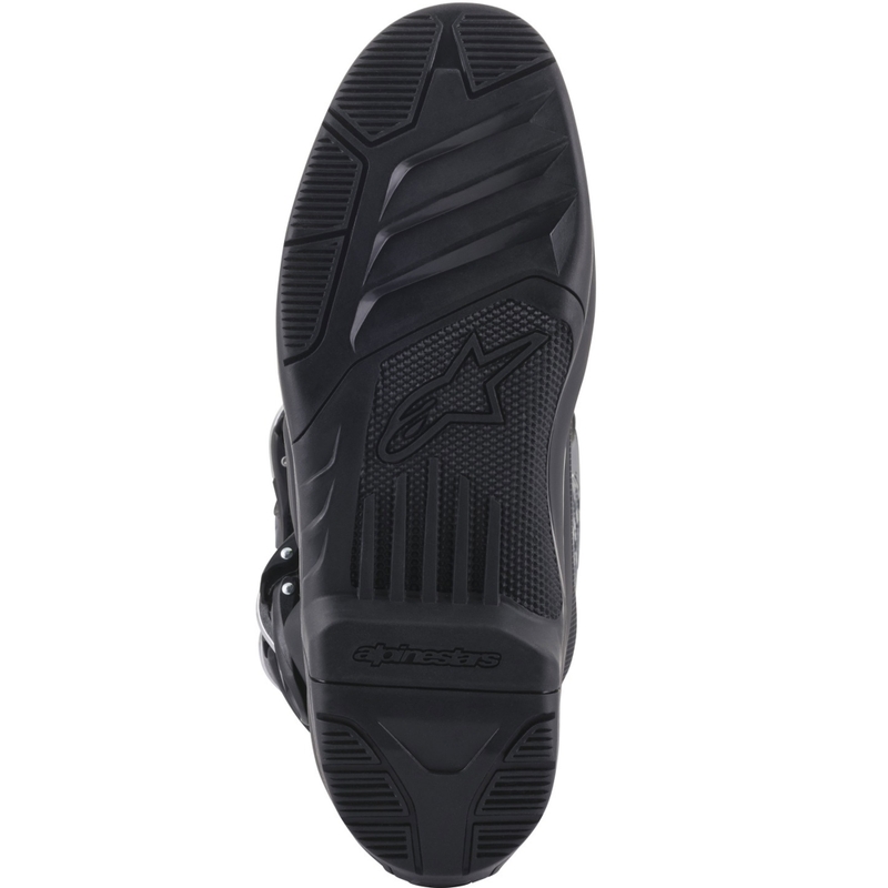 Alpinestars TECH 5 melni-pelēki-fluo dzelteni motocikla zābaki