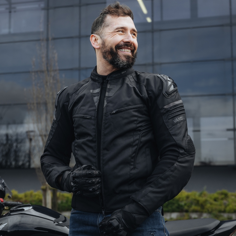Rebelhorn Vandal Black Motocikla jaka