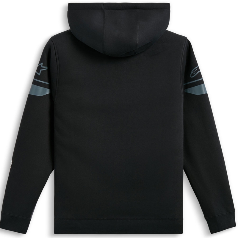 Alpinestars Esemex Hoodie melnā un pelēkā krāsā