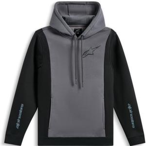 Alpinestars Ignite Hoodie melnā un pelēkā krāsā