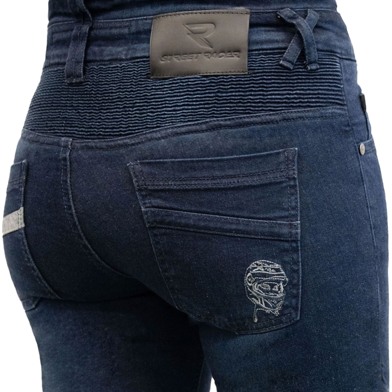 Sieviešu džinsi Street Racer Spike II Slim fit CE zilas krāsas