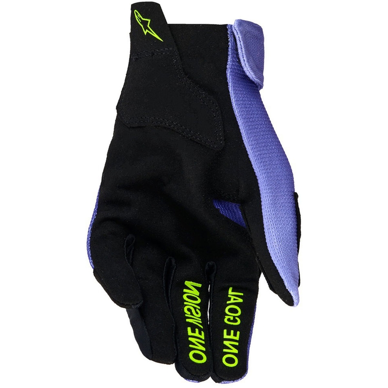 Alpinestars Radar jauniešu motokrosa cimdi bērniem purpursarkani-fluo dzelteni