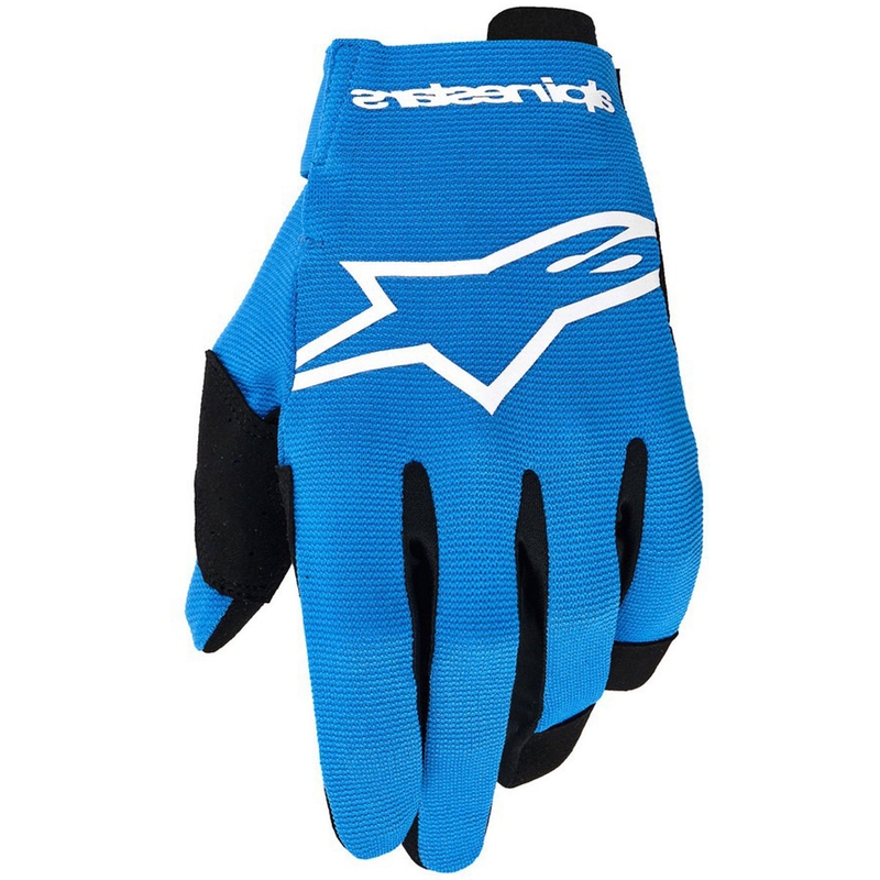 Alpinestars Radar jauniešu bērnu motokrosa cimdi zili un balti