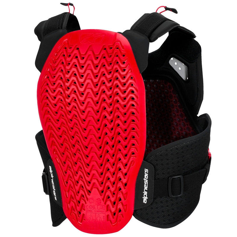 Alpinestars A-4 Plasma melni-arkani-balti krūšu aizsargi