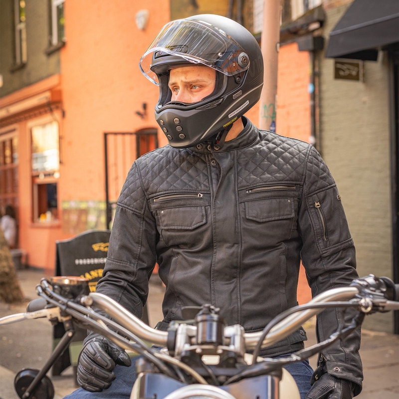 Motocikla jaka OXFORD HARDY 2.0 melna
