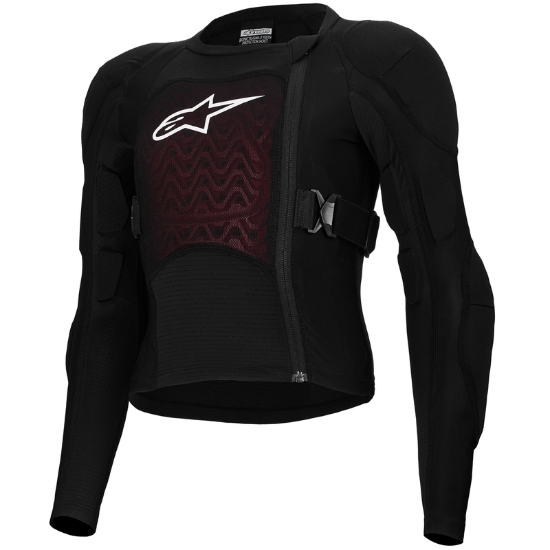 Alpinestars Bionic Plasma LT jauniešu garās piedurknes melnā, sarkanā un baltā krāsā