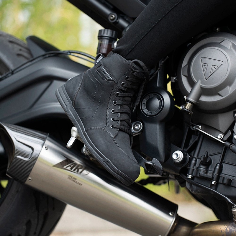 Sieviešu OXFORD KICKBACK DRY2DRY™ Black Motociklu zābaki