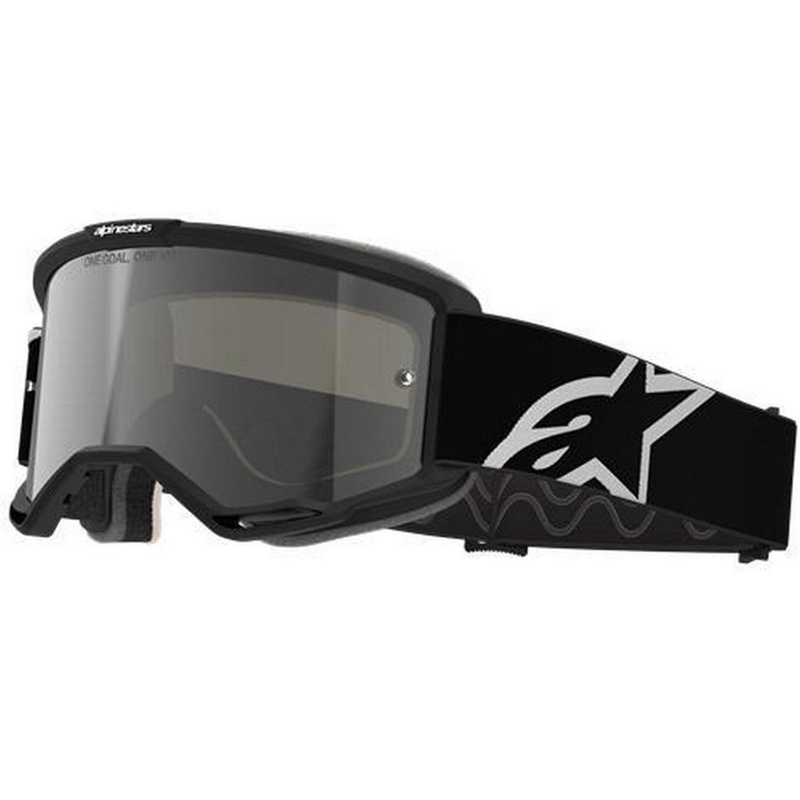 Alpinestars Vision 5 Corp motokrosa brilles melnas ar caurspīdīgu lēcu